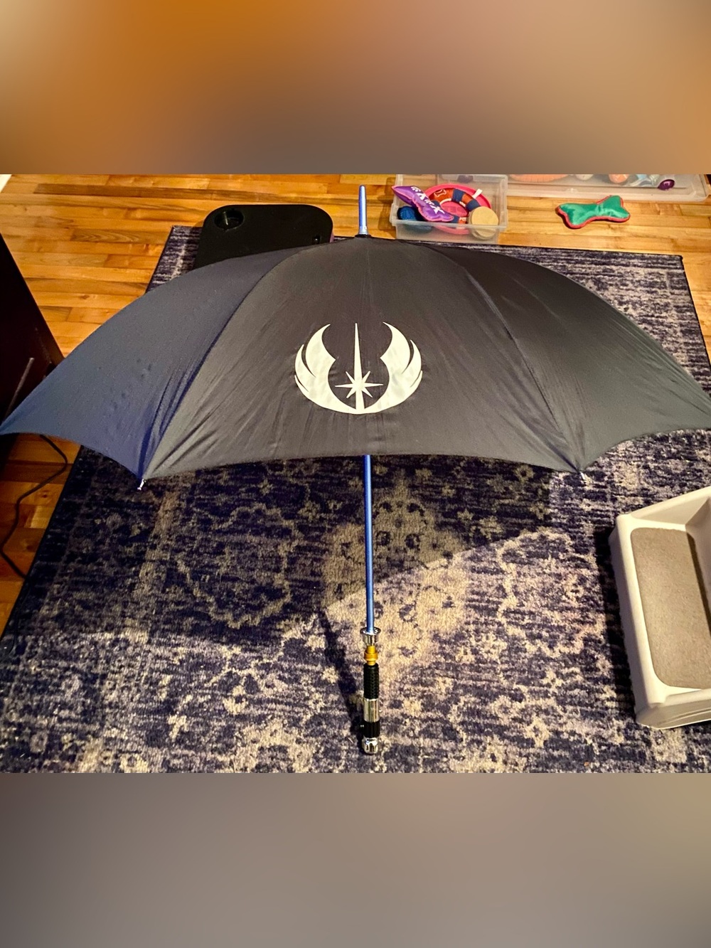Disney Parks Star Wars Lightsaber Umbrella Obi-Wan Kenobi